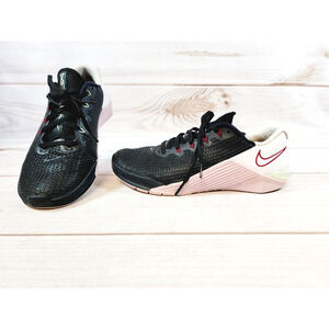 Nike Metcon 5 Womens Size 8.5 Black Athletic Running CrossFit Shoes Sneakers